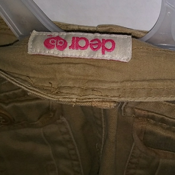 Khaki cargo mini skirt size 2 - Picture 3 of 4